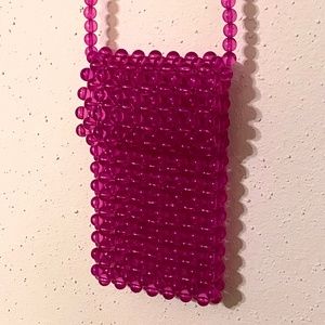 Natural Life Cara Beaded Crossbody Y2k Fashion Micro Phone Bag